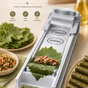 3 Kademeli Ayarlanabilir Pratik Yaprak Sarma Makinesi