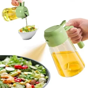 2'si 1 Arada Cam Sprey Yağdanlık & Akıtmalı Şişe – 450 ml